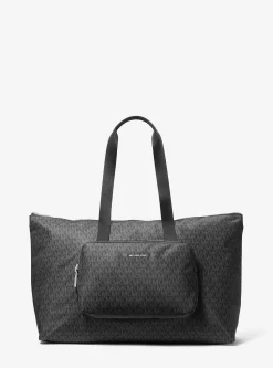 Mala tote dobrável e reversível com logótipo exclusivo estampado Tanner grande | Michael Kors [PT]