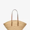 Mala tote em palha tricotada à mão Isa grande | Michael Kors [PT]