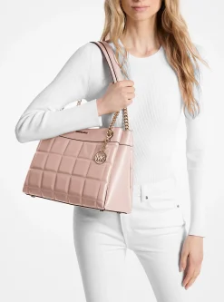 Mala tote em pele acolchoada Susan média | Michael Kors [PT]