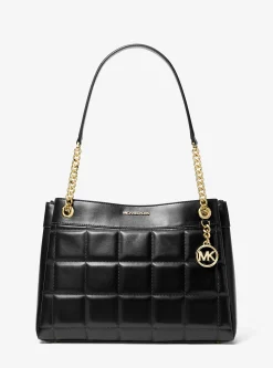 Mala tote em pele acolchoada Susan média | Michael Kors [PT]