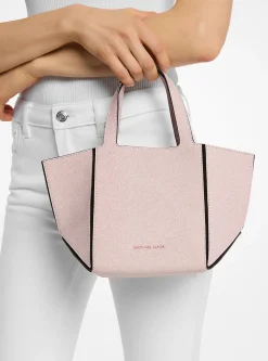 Mala tote em pele com estampado de ganga Ano Novo Lunar Jordi pequena | Michael Kors [PT]