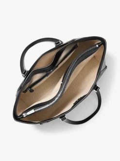 Mala tote em pele com logótipo exclusivo Taryn grande | Michael Kors [PT]