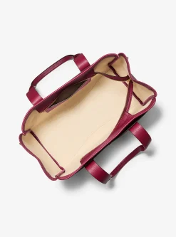 Mala tote em pele com logótipo exclusivo Romee grande | Michael Kors [PT]
