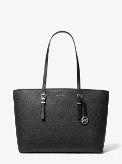 Mala tote em pele com logótipo exclusivo Quinn grande | Michael Kors [PT]