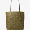 Mala tote em pele tecida Quinn grande | Michael Kors [PT]