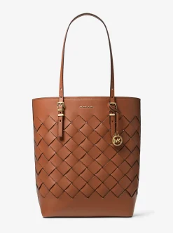 Mala tote em pele tecida Quinn grande | Michael Kors [PT]