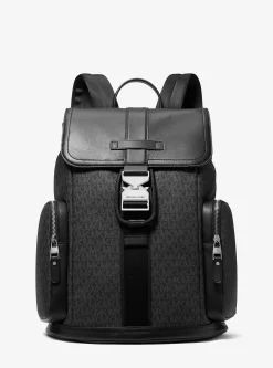 Mochila cargo em pele com logótipo exclusivo Hudson | Michael Kors [PT]