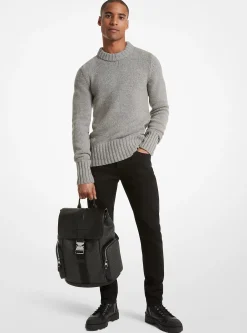 Mochila cargo em pele com logótipo exclusivo Hudson | Michael Kors [PT]
