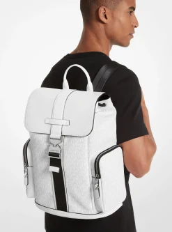 Mochila cargo em pele com logótipo exclusivo Hudson | Michael Kors [PT]
