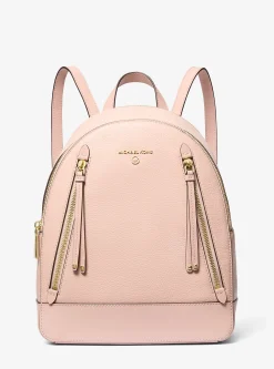 Mochila em pele granulada Brooklyn média | Michael Kors [PT]