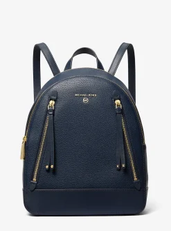 Mochila em pele granulada Brooklyn média | Michael Kors [PT]