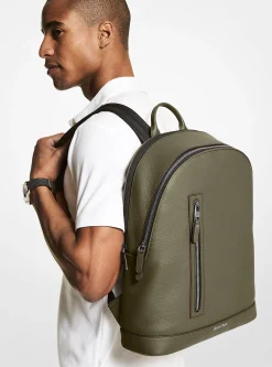 Mochila em pele granulada Hudson Slim | Michael Kors [PT]