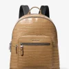 Mochila para deslocações em pele com motivo de crocodilo em relevo Hudson | Michael Kors [PT]
