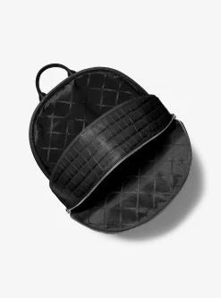 Mochila para deslocações em pele com motivo de crocodilo em relevo Hudson | Michael Kors [PT]