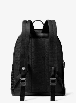 Mochila para deslocações em pele com motivo de crocodilo em relevo Hudson | Michael Kors [PT]
