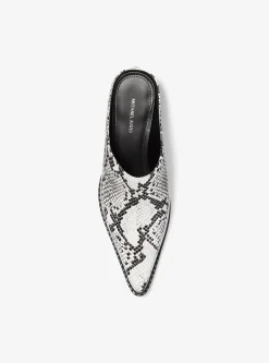 Mule em pele com motivo de cobra em relevo Nash | Michael Kors [PT]