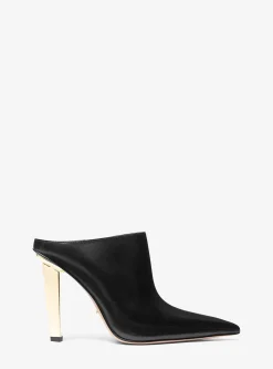 Mules de salto em pele Halle | Michael Kors [PT]