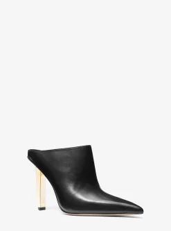 Mules de salto em pele Halle | Michael Kors [PT]