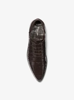 Oxford em pele envernizada com motivo de crocodilo em relevo Annette | Michael Kors [PT]
