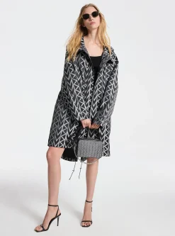 Parka em jacquard com logótipo MK2000 de corte grande | Michael Kors [PT]