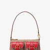 Pochette com logótipo MK2000 em jacquard Zoe pequena | Michael Kors [PT]