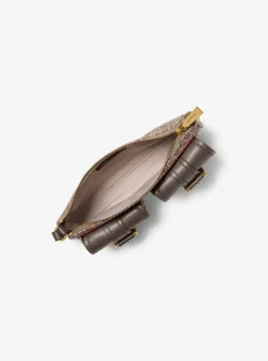 Pochette com logótipo MK2000 em jacquard Zoe pequena | Michael Kors [PT]