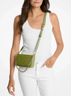 Pochette convertível em pele granulada Bryant pequena | Michael Kors [PT]