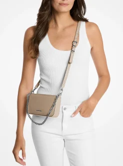 Pochette convertível em pele granulada Bryant pequena | Michael Kors [PT]