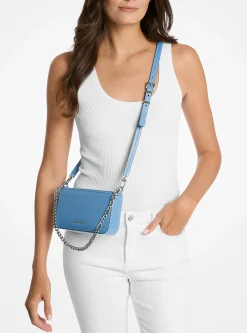 Pochette convertível em pele granulada Bryant pequena | Michael Kors [PT]