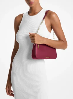 Pochette de corrente de elos em pele Empire média | Michael Kors [PT]