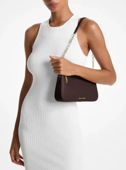 Pochette de corrente de elos em pele Empire média | Michael Kors [PT]