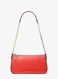 Pochette de corrente de elos em pele Empire média | Michael Kors [PT]