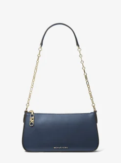Pochette de corrente de elos em pele Empire média | Michael Kors [PT]