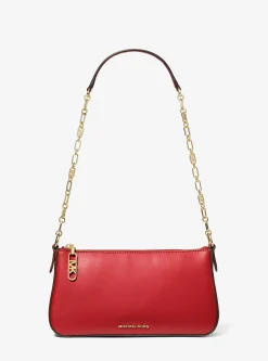 Pochette de corrente de elos em pele Empire média | Michael Kors [PT]
