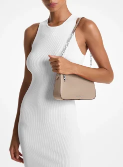 Pochette de corrente de elos em pele Empire média | Michael Kors [PT]
