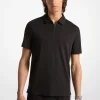 Polo com meio fecho de correr em algodão | Michael Kors [PT]