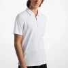 Polo com meio fecho de correr em algodão | Michael Kors [PT]