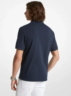 Polo com meio fecho de correr em algodão | Michael Kors [PT]