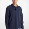 Polo de manga comprida em malha de bolhas | Michael Kors [PT]