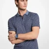 Polo em malha de algodão com logótipo estampado Greenwich | Michael Kors [PT]