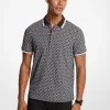 Polo em malha de algodão com logótipo estampado Greenwich | Michael Kors [PT]