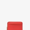 Porta-cartões com fecho de correr a toda a volta em pele granulada Jet Set pequeno | Michael Kors [PT]