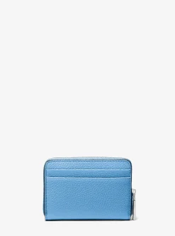 Porta-cartões com fecho de correr a toda a volta em pele granulada Jet Set pequeno | Michael Kors [PT]