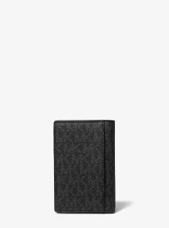 Porta-cartões dobrável com logótipo Hudson | Michael Kors [PT]