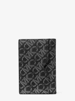 Porta-cartões dobrável com logótipo exclusivo Hudson Empire | Michael Kors [PT]