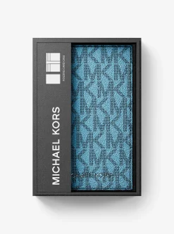 Porta-cartões dobrável com logótipo Hudson | Michael Kors [PT]