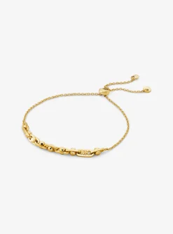 Pulseira com fecho deslizante com elo em prata de lei banhado a metal precioso Astor | Michael Kors [PT]