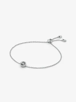 Pulseira com fecho deslizante Fulton em prata de lei banhada a metal precioso | Michael Kors [PT]