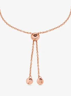 Pulseira com fecho deslizante Fulton em prata de lei banhada a metal precioso | Michael Kors [PT]