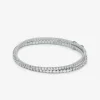 Pulseira de ténis dupla em latão banhado a metal precioso | Michael Kors [PT]